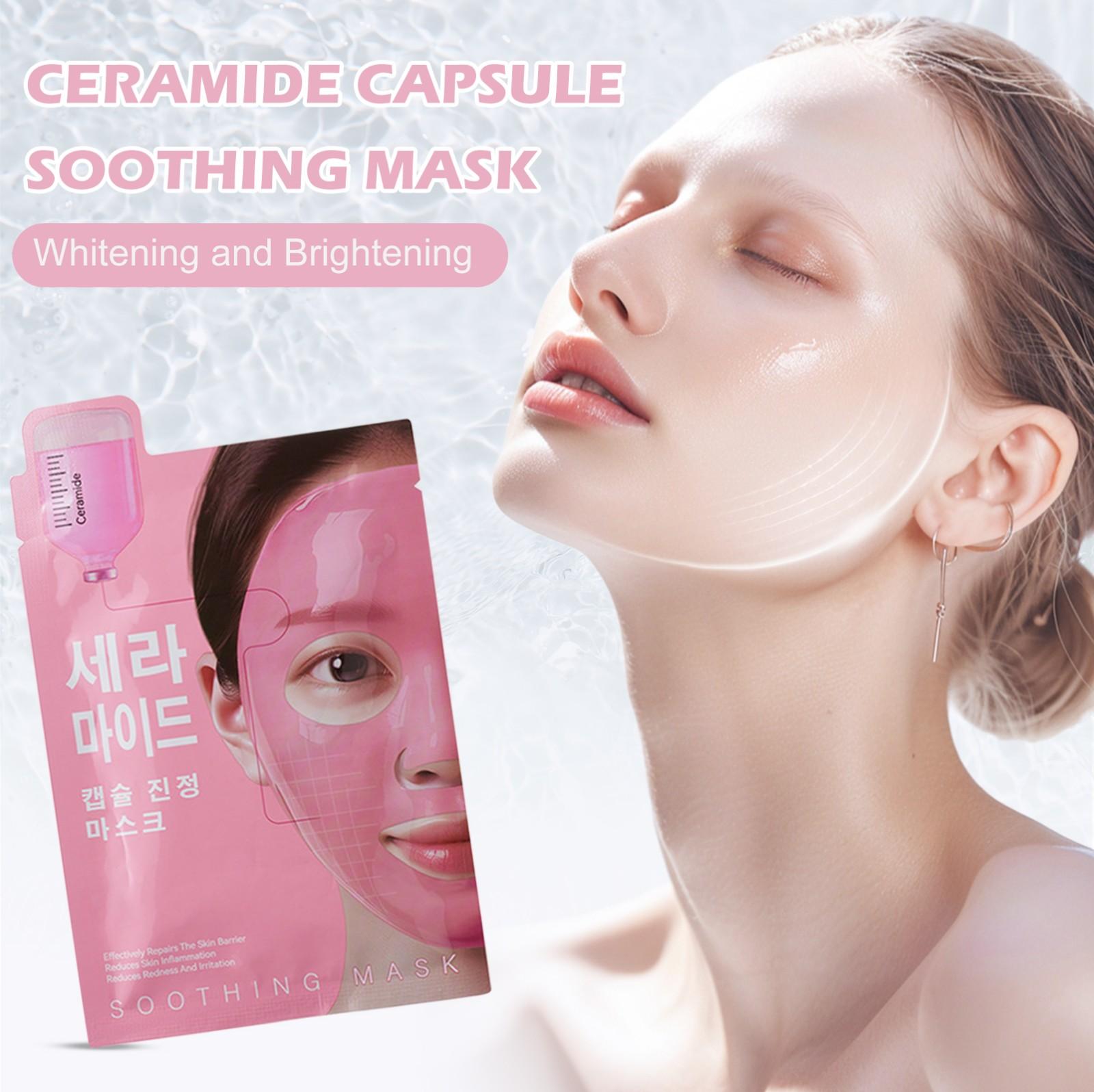 Коллагеновая укрепляющая гелевая маска, Органическая коллагеновая маска 3D лифтинг-маска, Увлажняющая коллагеновая маска, 19 мл, 1 шт., One Size